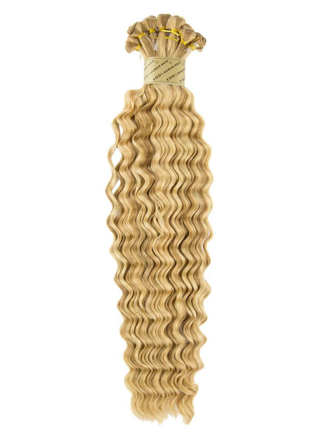 Bohyme Deep Wave Hand Tied Weft Remy Human Hair 22" Color H10/16