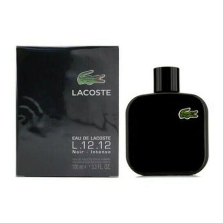 Lacoste L.12.12 Noir Intense by Lacoste for Men Eau de Toilette Spray 3.3 oz