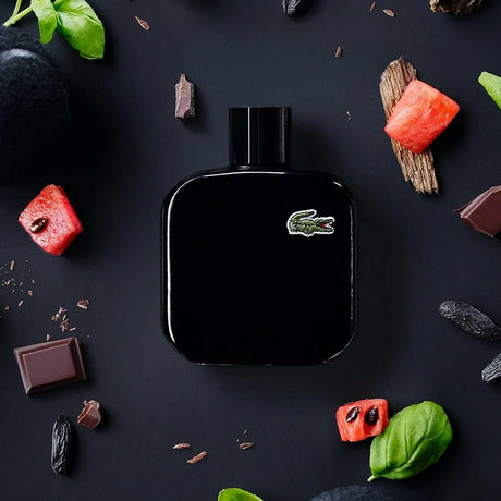 Lacoste L.12.12 Noir by Lacoste for Men Eau de Toilette Spray 3.3 oz