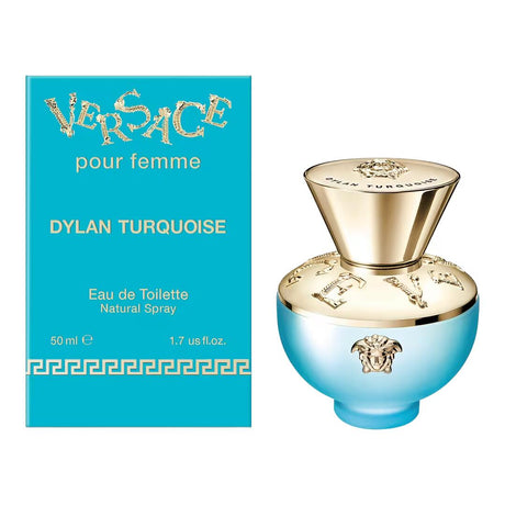 Versace Pour Femme Dylan Turquoise for Women Eau de Toilette Spray 1.7 oz