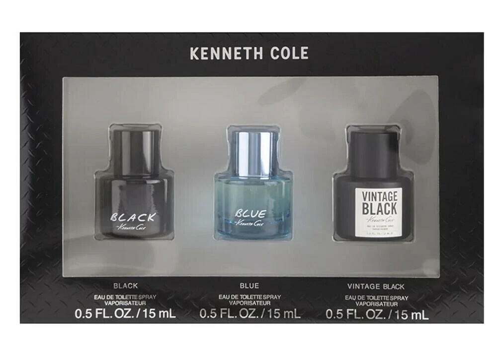 Kenneth Cole Mini Fragrances for Men 3 Piece Gift Set