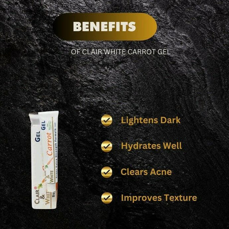 Clair White Carrot Brightening Gel 1 oz