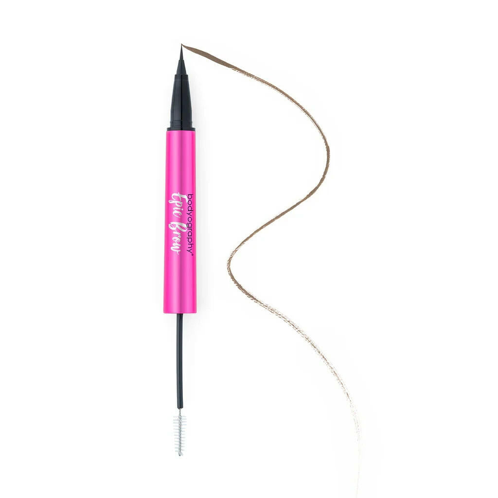 Bodyography Epic Brow 2-in-1 Clear Brow Gel - Ash