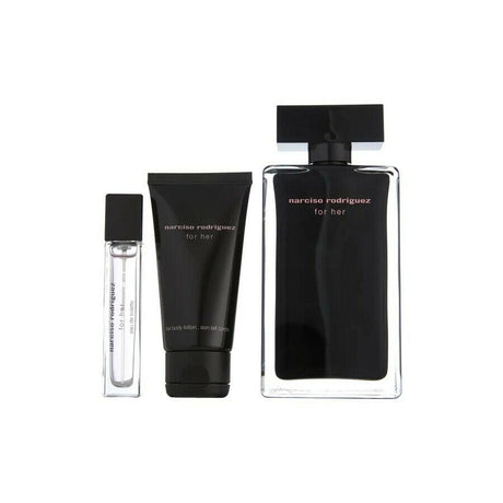 Narciso Rodriguez for her Fragrance for Women 3 piece Gift Set