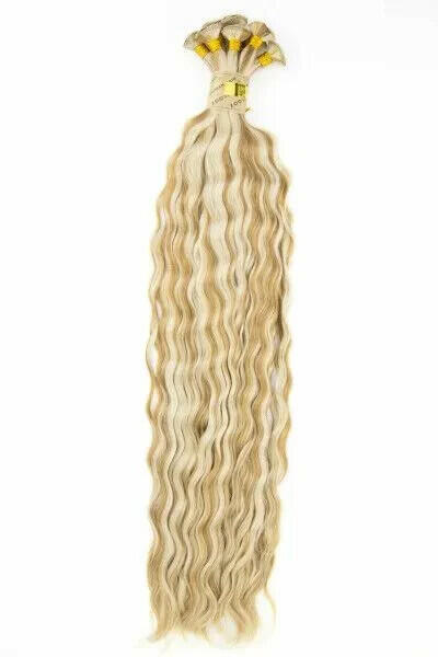 Bohyme Deep Wave Hand Tied Weft Remy Human Hair 18" Color H18/BL22