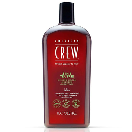 American Crew 3-in-1 Tea Tree Shampoo, Conditioner and Body Wash 33.8 oz