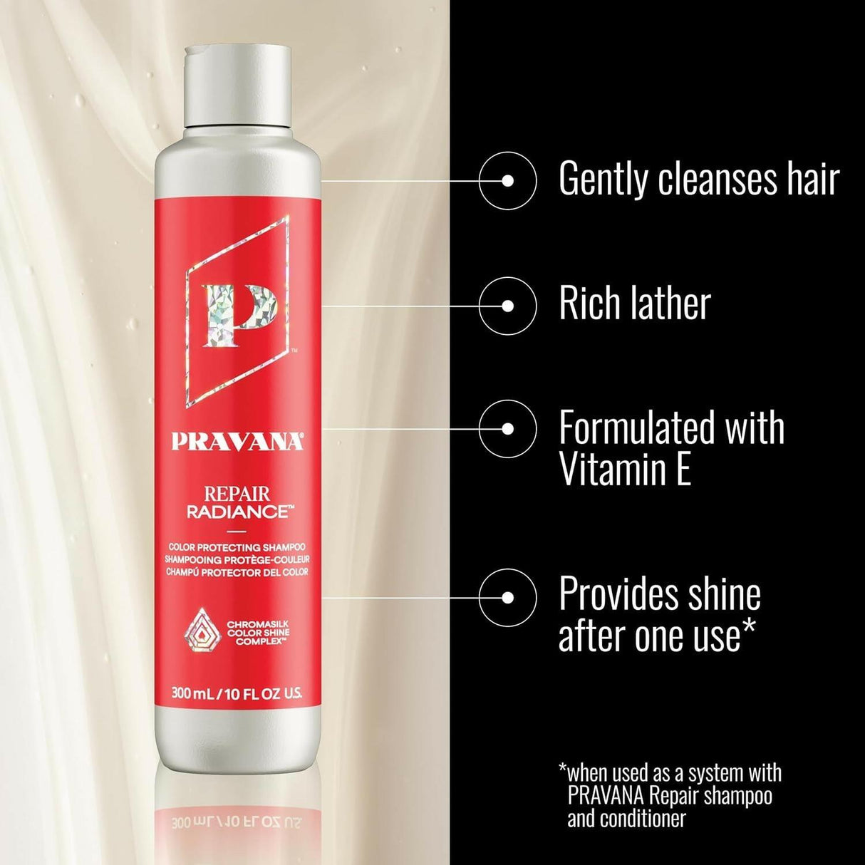 Pravana Repair Radiance Color Protecting Shampoo 33 oz