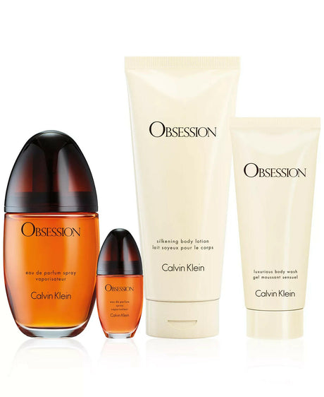 Obsession by Calvin Klein Fragrance for Women 4 Piece Gift Set