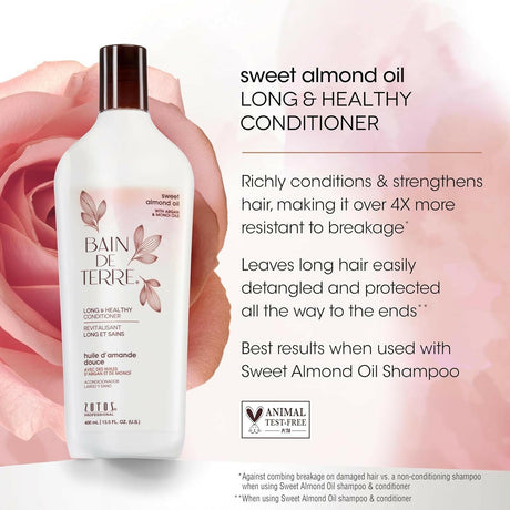 Bain de Terre Sweet Almond Long & Healthy Conditioner 33.8 oz