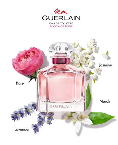 Mon Guerlain Bloom of Rose for Women Eau de Toilette Spray 3.3 oz