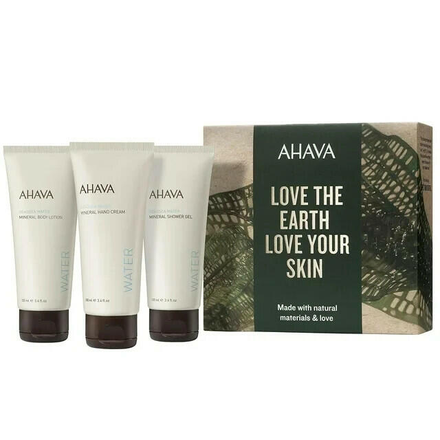 Ahava Mineral Skin & Body Collection 3 Piece Gift Set