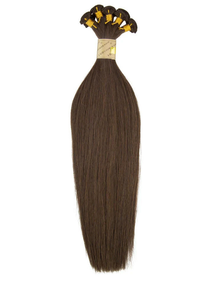 Bohyme Silky Straight Remi Human Hair 16" Machine Tied Weft Color 4