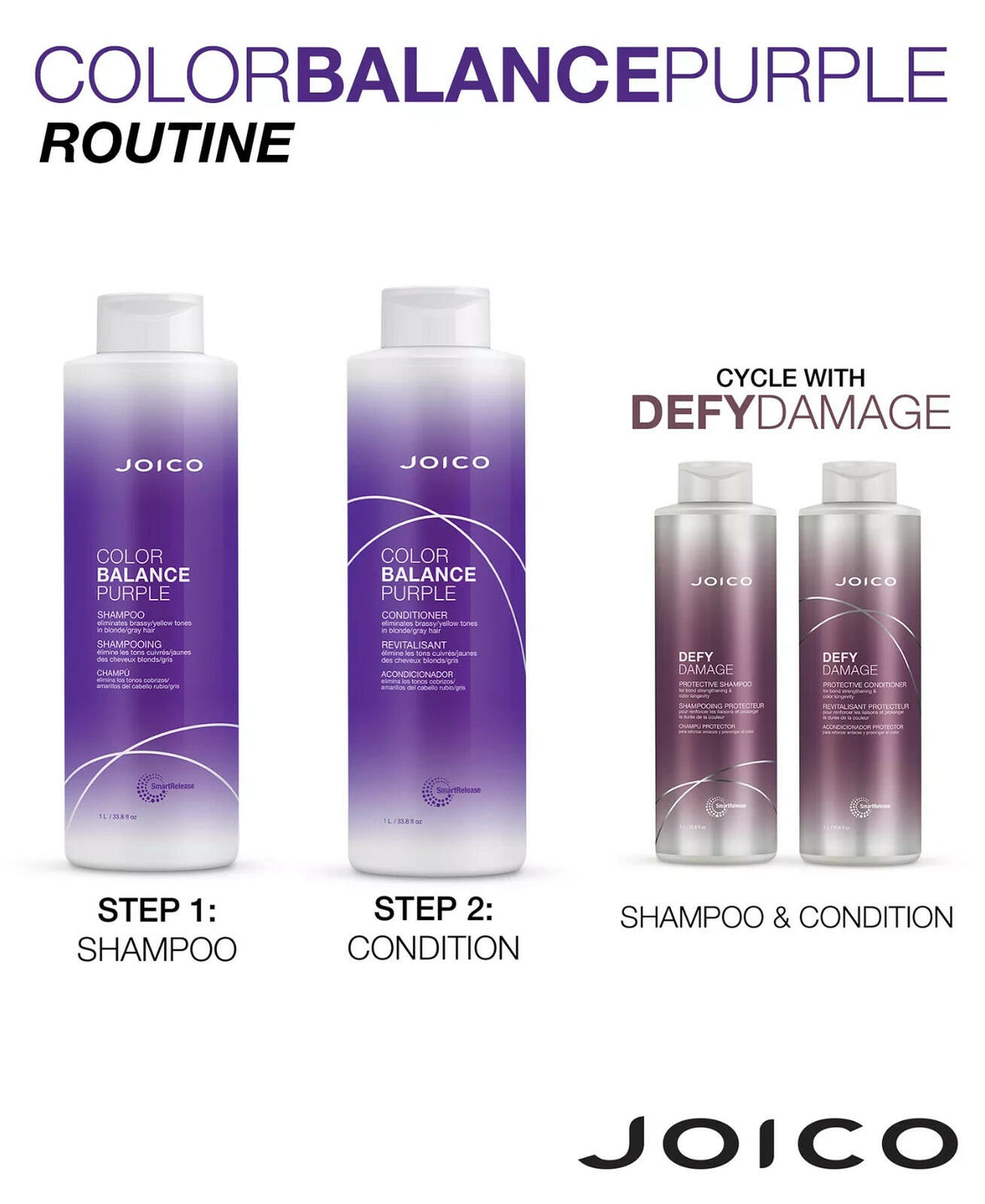 Joico Color Balance Purple Conditioner 33.8 oz