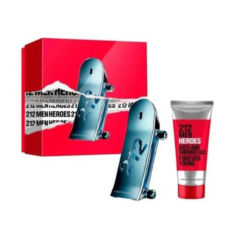 212 Men Heroes by Carolina Herrera Fragrance for Men 2 Piece Gift Set