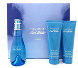 Cool Water by Davidoff Fragrance For Women 3 Piece Gift Set