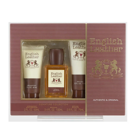English Leather Fragrance for Men 3 Piece Gift Set