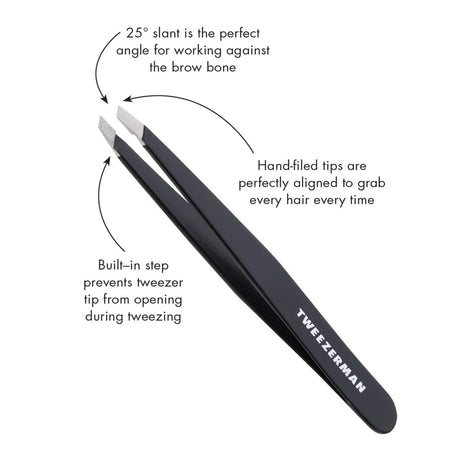 Tweezerman Slant Tweezer Black