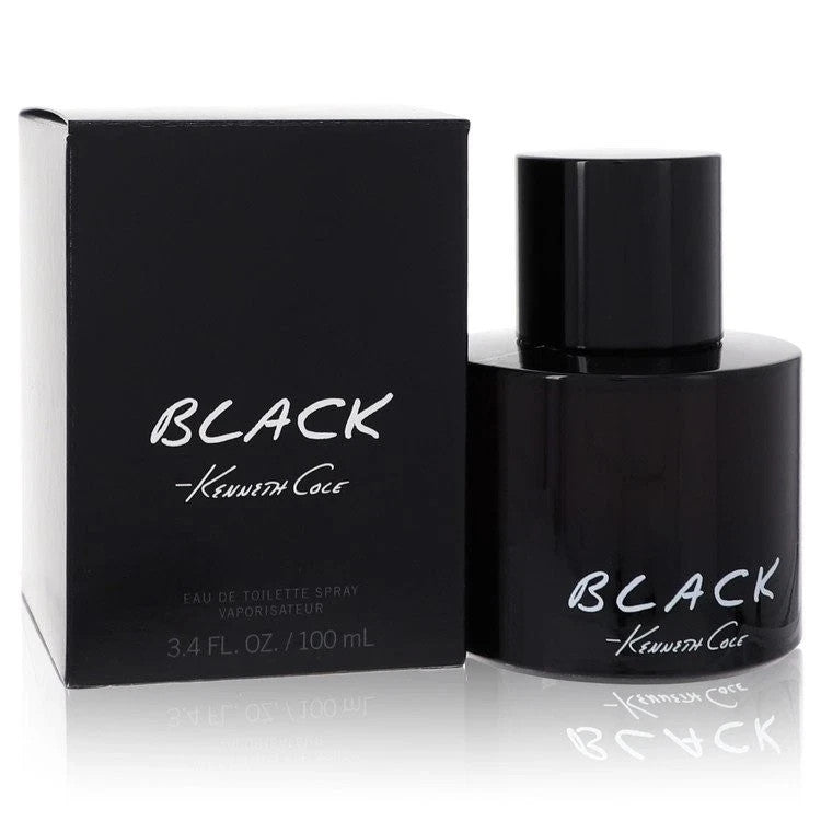 Kenneth Cole Black for Men Eau de Toilette Spray 3.4 oz