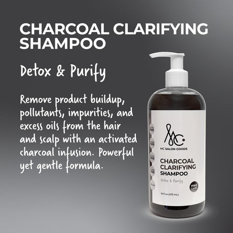 MC Salon Charcoal Clarifying Shampoo 16 oz