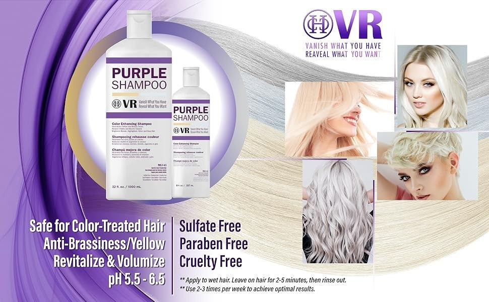 Cocohoney VR Color Enhancing Purple Shampoo 32 oz