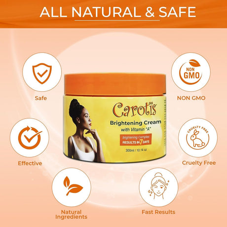 Carotis Brightening Cream with Vitamin "A" 10.1 oz