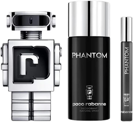 Phantom by Paco Rabanne Fragrance for Men 3 Piece Gift Set