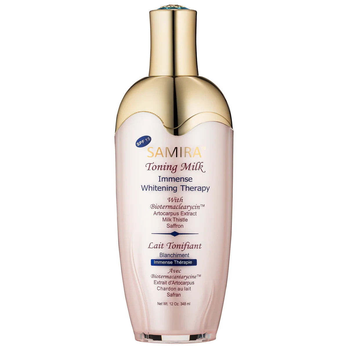 Samira Immense Therapy Toning Milk Body Lotion 12 oz
