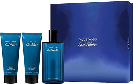 Cool Water by Davidoff Fragrance for Men 3 Piece Gift Set