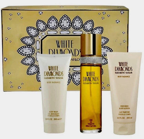 White Diamonds by Elizabeth Taylor Fragrance for Women 3 Piece Gift Set