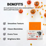 Clair White Kojic Papaya Skin Clarifying Soap 7 oz