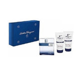 F Free Time by Salvatore Ferragamo Fragrance for Men 3 Piece Gift Set