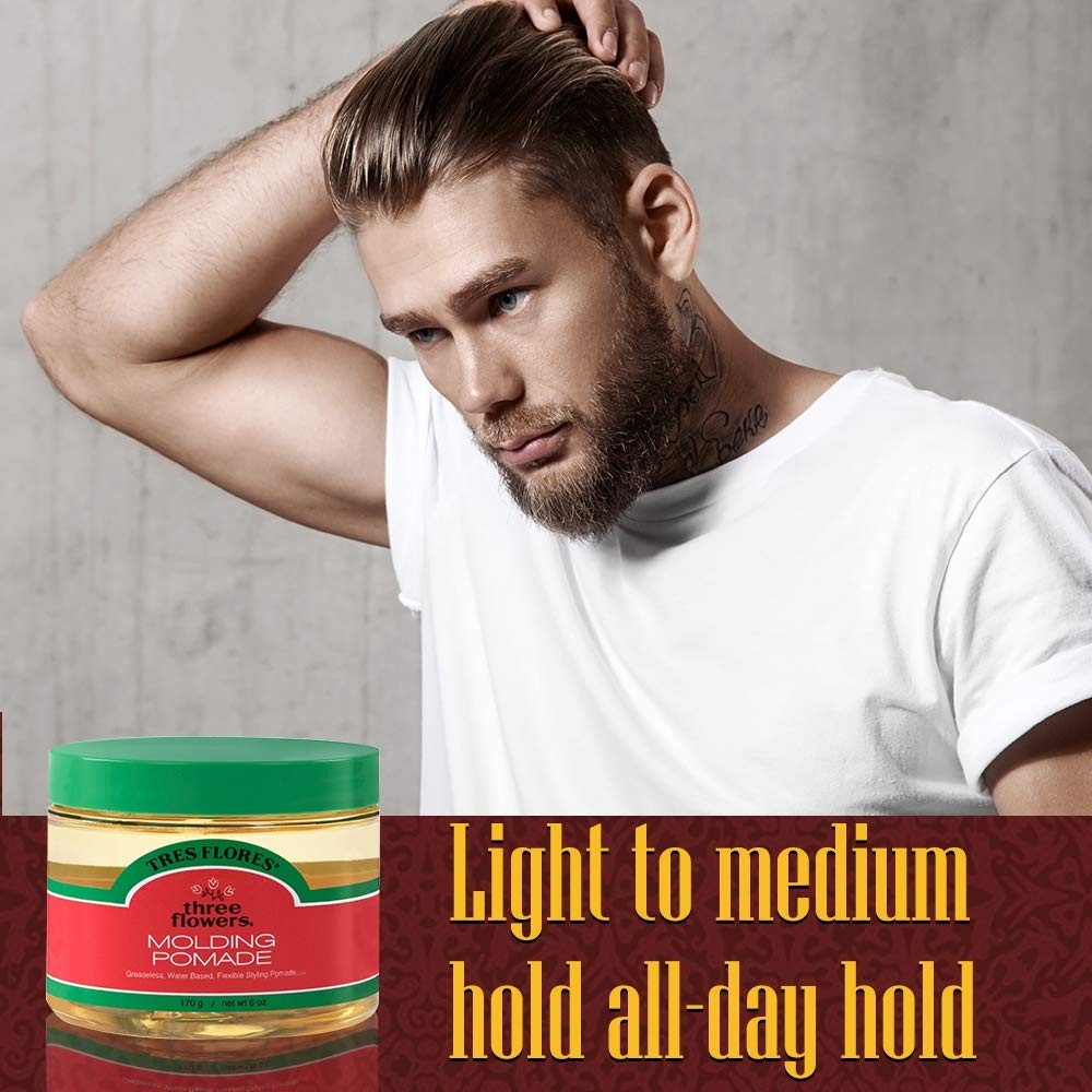 Tres Flores Three Flowers Molding Pomade 6 oz