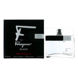F by Ferragamo Black by Salvatore Ferragamo for Men Eau de Toilette Spray 1.7 oz