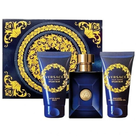 Versace Dylan Blue Pour Homme Fragrance for Men 3 Piece Gift Set