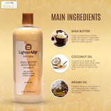 Omic LightenUp Gold Anti-Aging Shea Butter Body Wash 33.8 oz