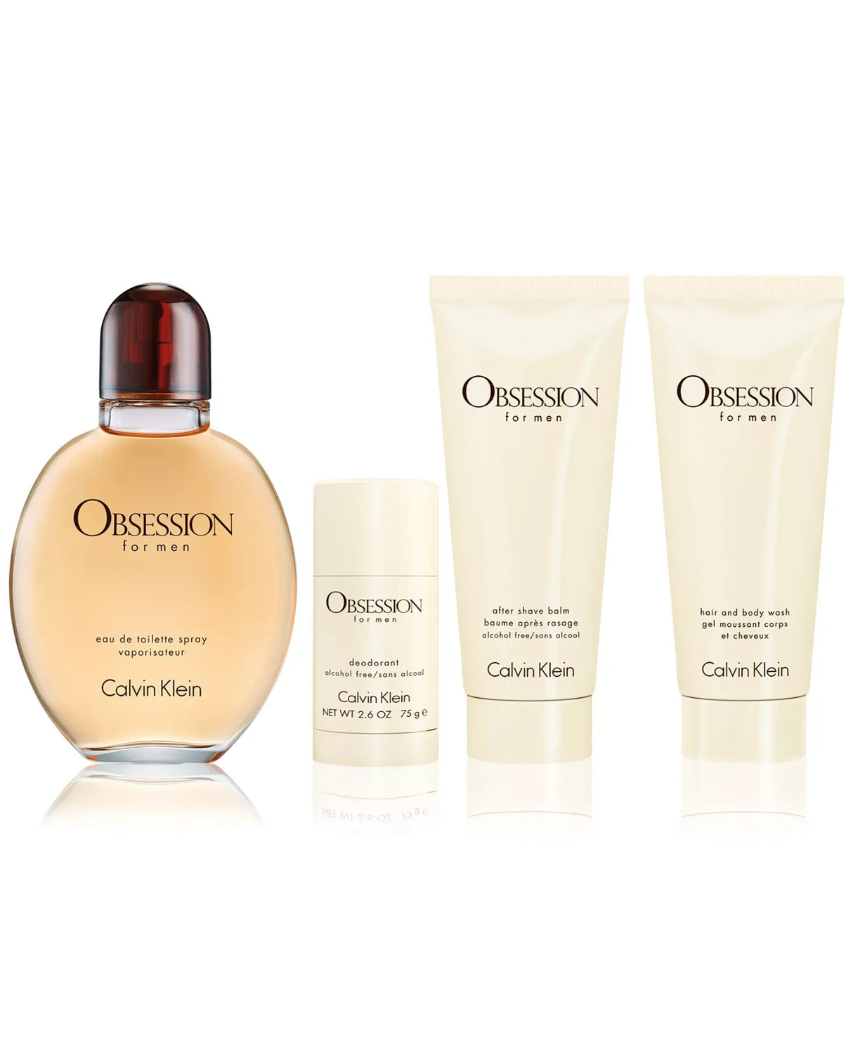 Calvin Klein Obsession Fragrance for Men 4 Piece Gift Set