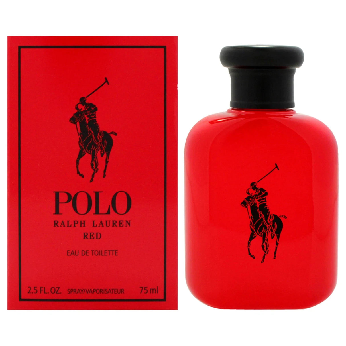 Polo Red by Ralph Lauren for Men Eau de Toilette Spray 2.5 oz
