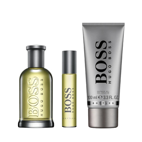 Boss Bottled # 6 by Hugo Boss Fragrance for Men 3 Piece Gift Set
