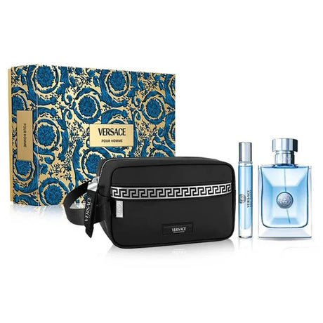 Versace Pour Homme Fragrance for Men 3 Piece Gift Set