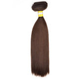 Bohyme Silky Straight Machine Tied Weft Human Hair 16" Color 4