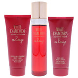 White Diamonds en Rouge by Elizabeth Taylor Fragrance for Women 3 Piece Gift Set