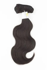 Bohyme European Body Wave Machine-Tied Weft Remy Human Hair 18" Color 1B