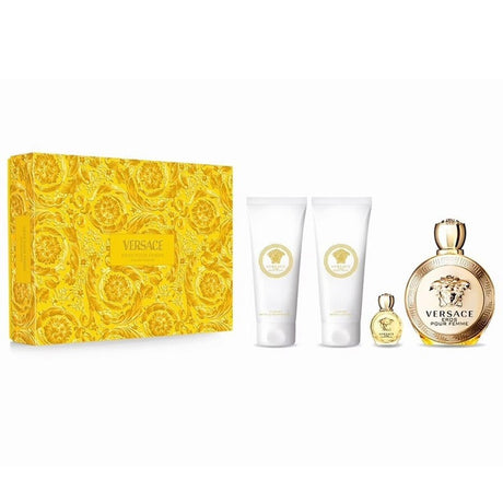 Versace Eros Pour Femme Fragrance for Women 4 Piece Gift Set