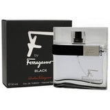 F by Ferragamo Black by Salvatore Ferragamo for Men Eau de Toilette Spray 1.7 oz