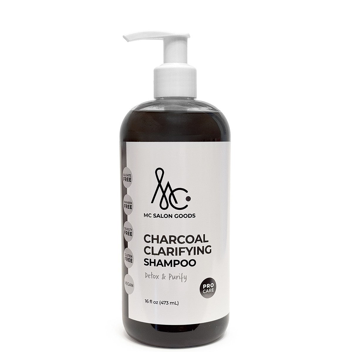 MC Salon Charcoal Clarifying Shampoo 16 oz