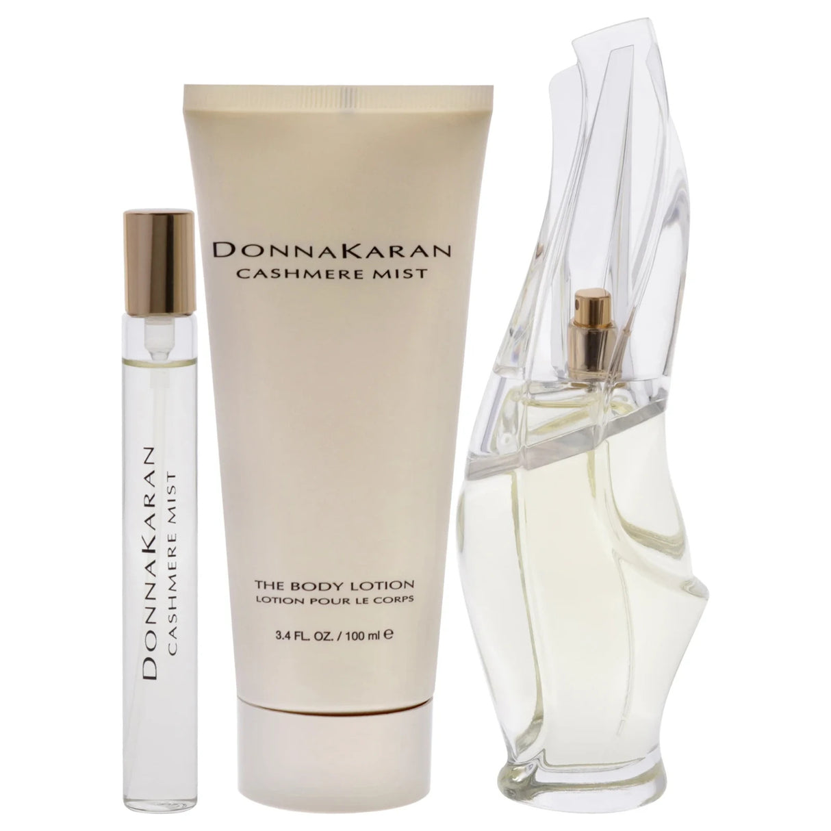 Cashmere Mist by Donna Karan Fragrance for Women 3 Piece Gift Set