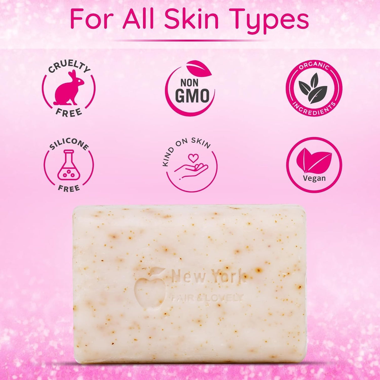 New York Fair & Lovely Exfoliating Soap 7 oz