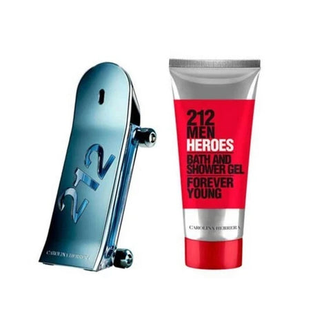 212 Men Heroes by Carolina Herrera Fragrance for Men 2 Piece Gift Set