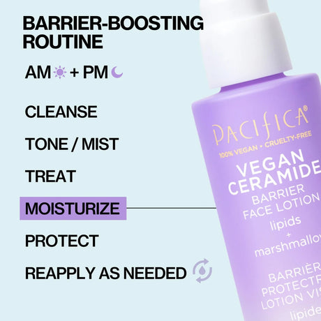 Pacifica Vegan Ceramide Barrier Face Lotion 1.7 oz