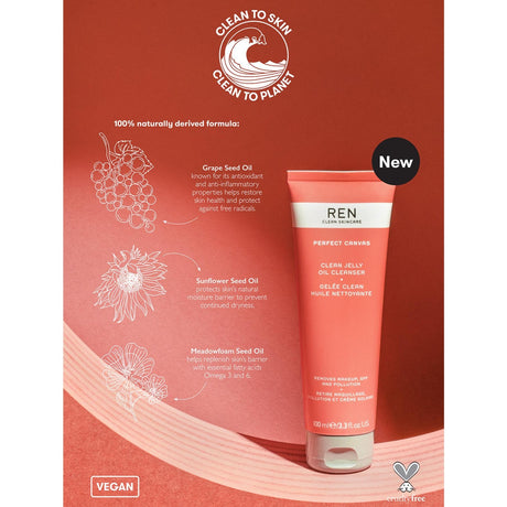 Ren Perfect Canvas Clean Jelly Oil Cleanser 3.3 oz